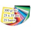 Folia - Barevný fotokarton - 300 g/m2, 25 barev, 25 x 35 cm