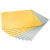 Folia 601 - Blok papírů - zlatá a stříbrná, A4