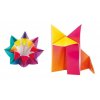 Origami papír duhový 100 g/m2 - 10 x 10 cm