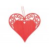 Anděl Přerov 4215 - Dřevěné srdce 10 cm
