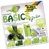 Folia 465/2020 Origami papír Basics 80 g/m2 - 20 x 20 cm, 50 archů - zelený