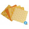 Folia 461/2020 - Origami papíry Basics 20x20 cm, žlutý motiv, 50 listů