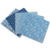 Origami papír Basics 80 g/m2 - 20 x 20 cm, 50 archů - modrý