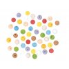 Anděl 1847 - Kuličky z buničiny s dírkou, mix barev