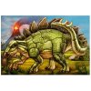 Anděl 6623 - Samolepicí skládačka Stegosaurus 14x25 cm