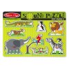 Melissa and Doug 10727 - Dřevěné puzzle se zvuky - ZOO