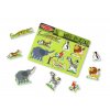 Melissa and Doug 10727 - Dřevěné puzzle se zvuky - ZOO