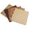 Folia 466/1515 Origami papír Basics 80 g/m2 - 15 x 15 cm, 50 archů - hnědý