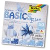 Origami papír Basics 80 g/m2 - 15 x 15 cm, 50 archů - modrý