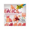 Folia 462/1515 - Origami papíry Basics, červený motiv, 50 listů, 15x15 cm