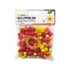 Folia 22971 - Dřevěné korálky - žlutá/červená, 60 g