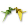 origami jednobarevný