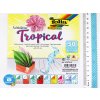 Folia 470/1515 - Papíry na origami, motiv Tropical, 15x15 cm, 50 listů