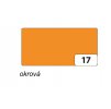 Folia 6122/17 barevná čtvrtka - 220 g/m2, A4, 1 list, okrový