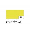Folia 6122/49 barevná čtvrtka - 220 g/m2, A4, 1 list, limetkový