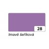 Folia 614/50 28 barevný karton - 300 g/m2, A4, 1 list, tmavě šeříkový