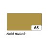 Folia 614/50 65 barevný karton - 300 g/m2, A4, 1 list, zlatý matný
