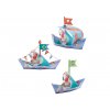 Djeco 08779 - Origami skládačka lodičky pro kluky