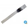 Creatoys wne8502 - Washi Tape - dekorační lepicí páska - stříbrné pruhy
