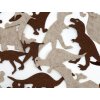 BD TOVA V000549 - Mix výřezy z filcu - Dinosauři, 14 ks