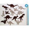 BD TOVA V000549 - Mix výřezy z filcu - Dinosauři, 14 ks