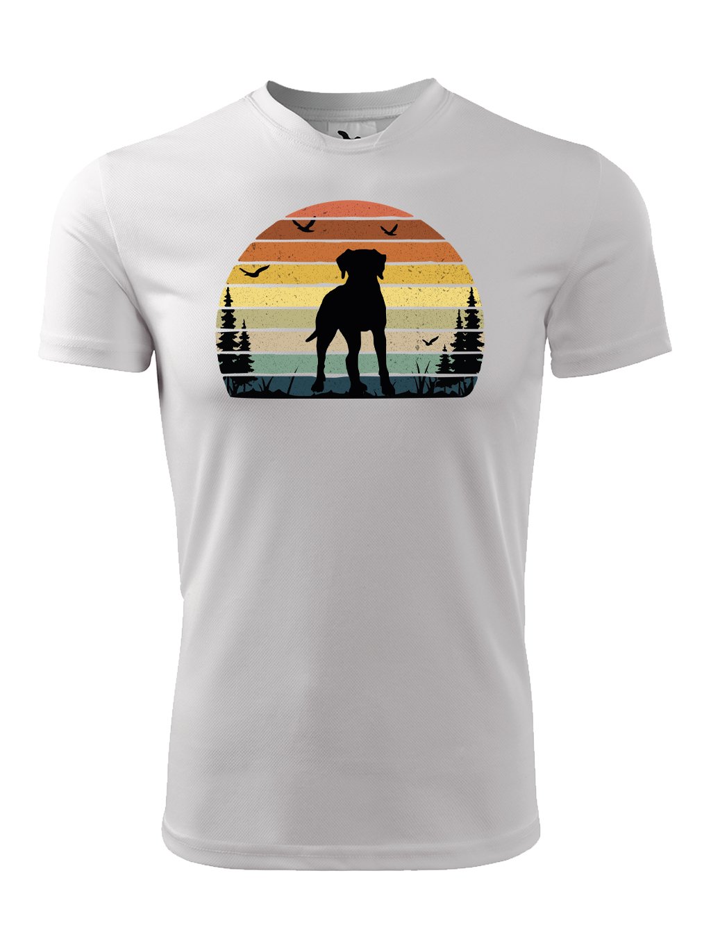 Funkční tričko "Vintage Les" Rhodéský ridgeback Pánské