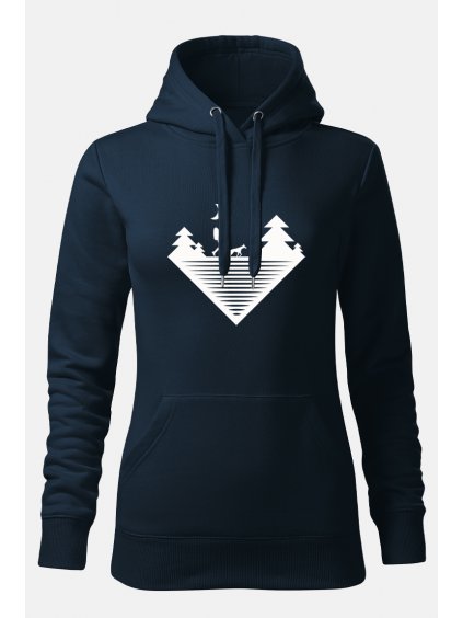 Dámská mikina pochod modra