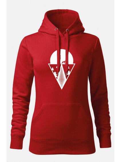 Dámská mikina point cervena