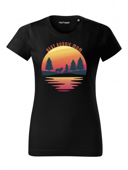 Tričko "Potok" - Australský ovčák Dámské