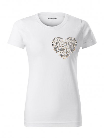 Tričko "Srdíčko" - Australský ovčák Dámské