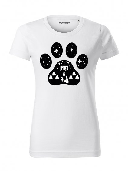 Tričko "Camping" - Čivava Dámské