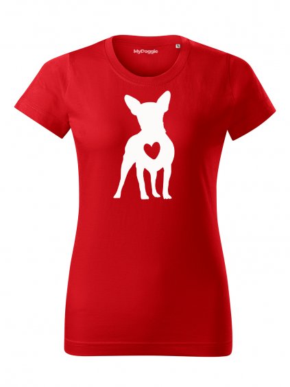 Tričko "Silueta" - Čivava Dámské