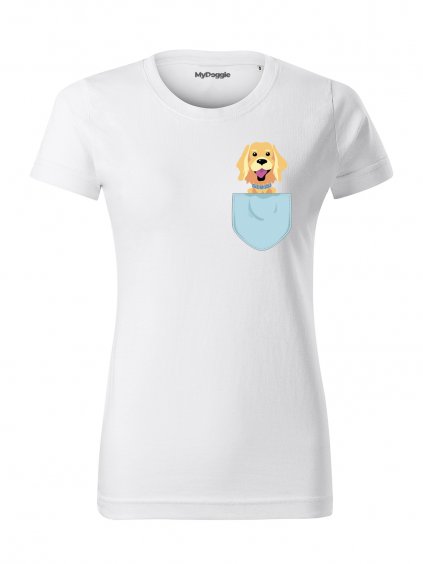 Tričko "Kapsicka" - Zlatý Retrívr Dámské