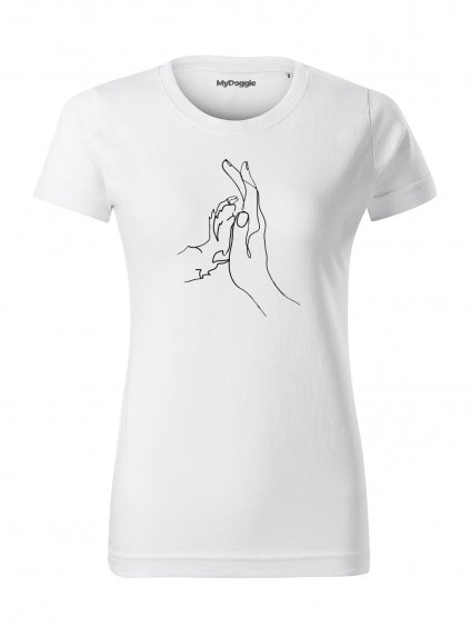 Tričko "Placák" - Zlatý Retrívr Dámské