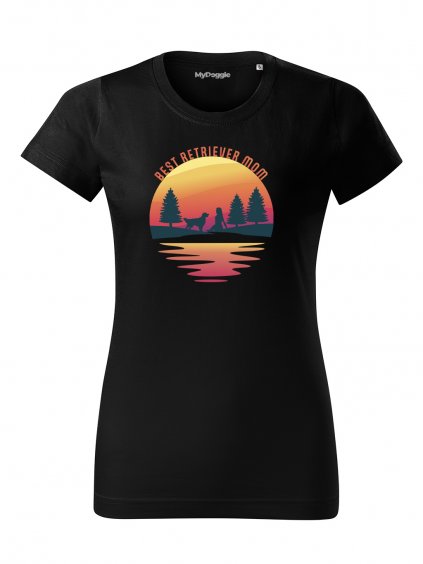 Tričko "Potok" - Zlatý Retrívr Dámské