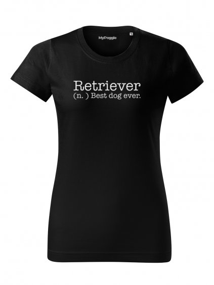 Tričko "Sloveso" - Zlatý Retrívr Dámské