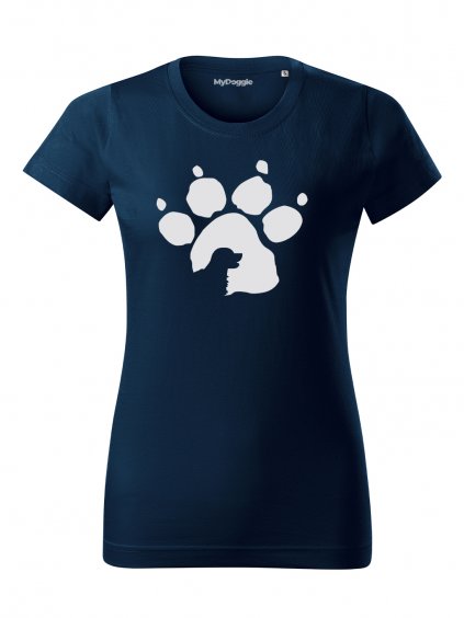 Tričko "Tlapka" - Zlatý Retrívr Dámské
