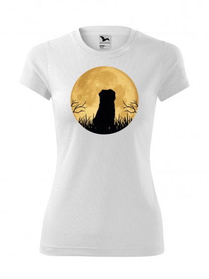 Funkční Tričko "Měsíc" - Australský ovčák Dámské