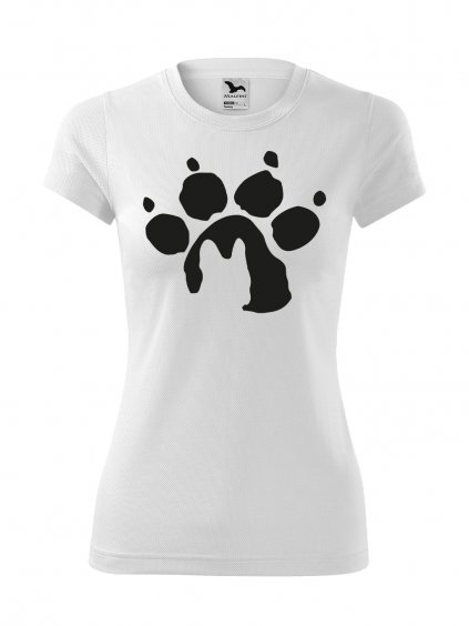 Funkční Tričko "Tlapka" - Francouzský buldoček Dámské