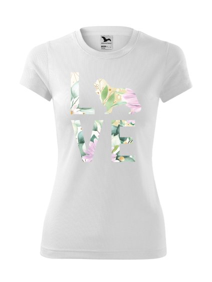 Funkční Tričko "Love Plemeno" - Kavalír Dámské