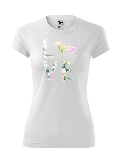 Funkční Tričko "Love Plemeno" - Labradorský retrívr Dámské