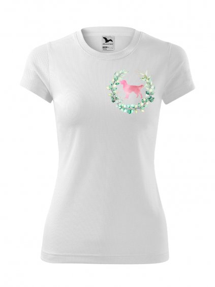 Funkční Tričko "Kruh Barevný" - Zlatý Retrívr Dámské