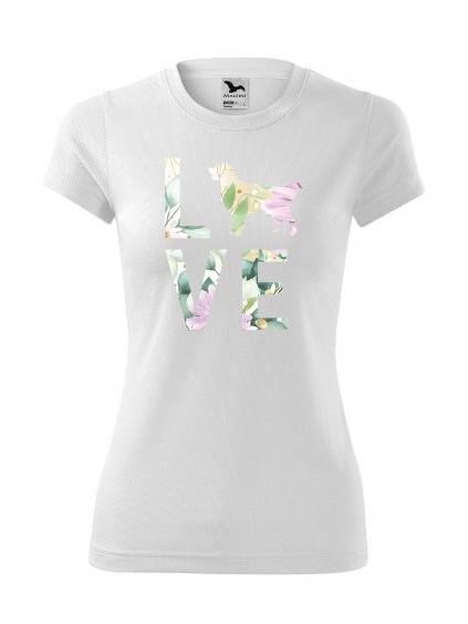 Funkční Tričko "Love Plemeno" - Zlatý Retrívr Dámské