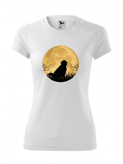Funkční Tričko "Měsíc" - Zlatý Retrívr Dámské