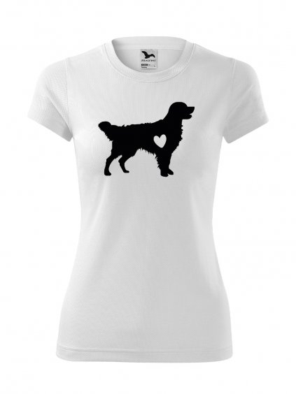 Funkční Tričko "Silueta" - Zlatý Retrívr Dámské