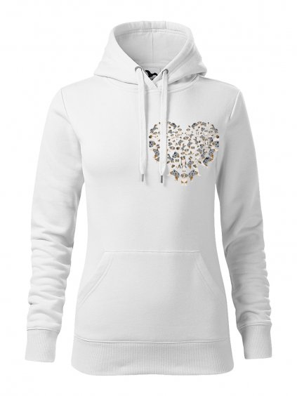 Mikina "Srdíčko" - Australský ovčák Dámská
