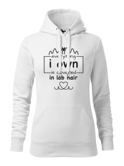 Mikina "Psí Chlupy" - Labrador Dámská