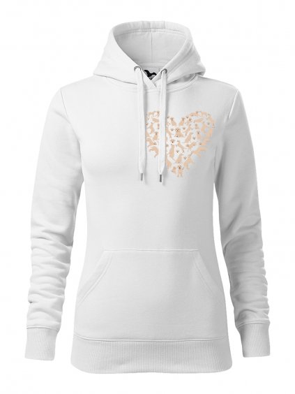 Mikina "Srdíčko" - Labrador Dámská
