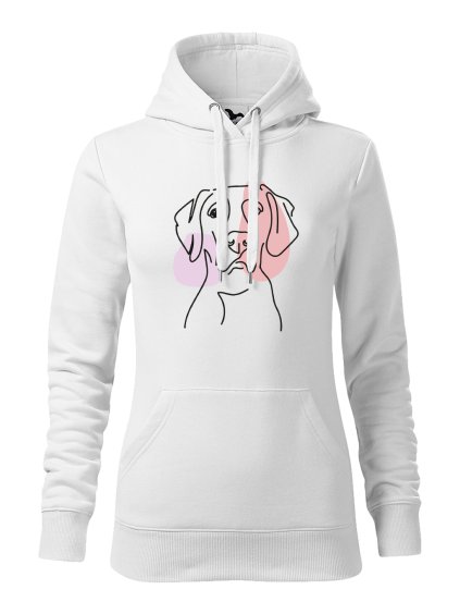 Mikina "Line Art Barevné" - Vizsla Dámská