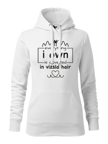 Mikina "Psí Chlupy" - Vizsla Dámská